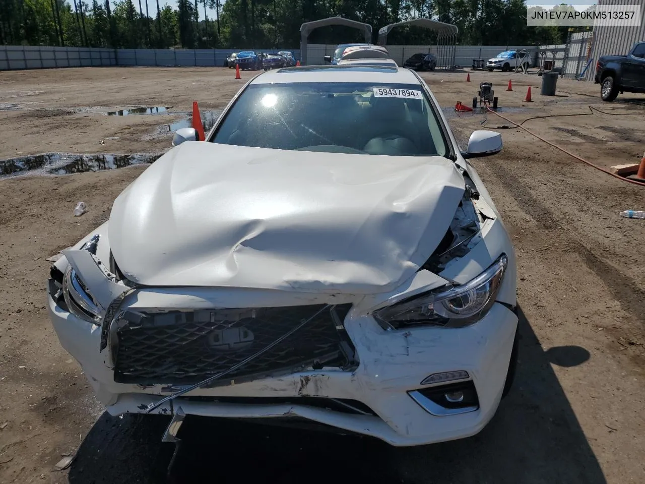 JN1EV7AP0KM513257 2019 Infiniti Q50 Luxe