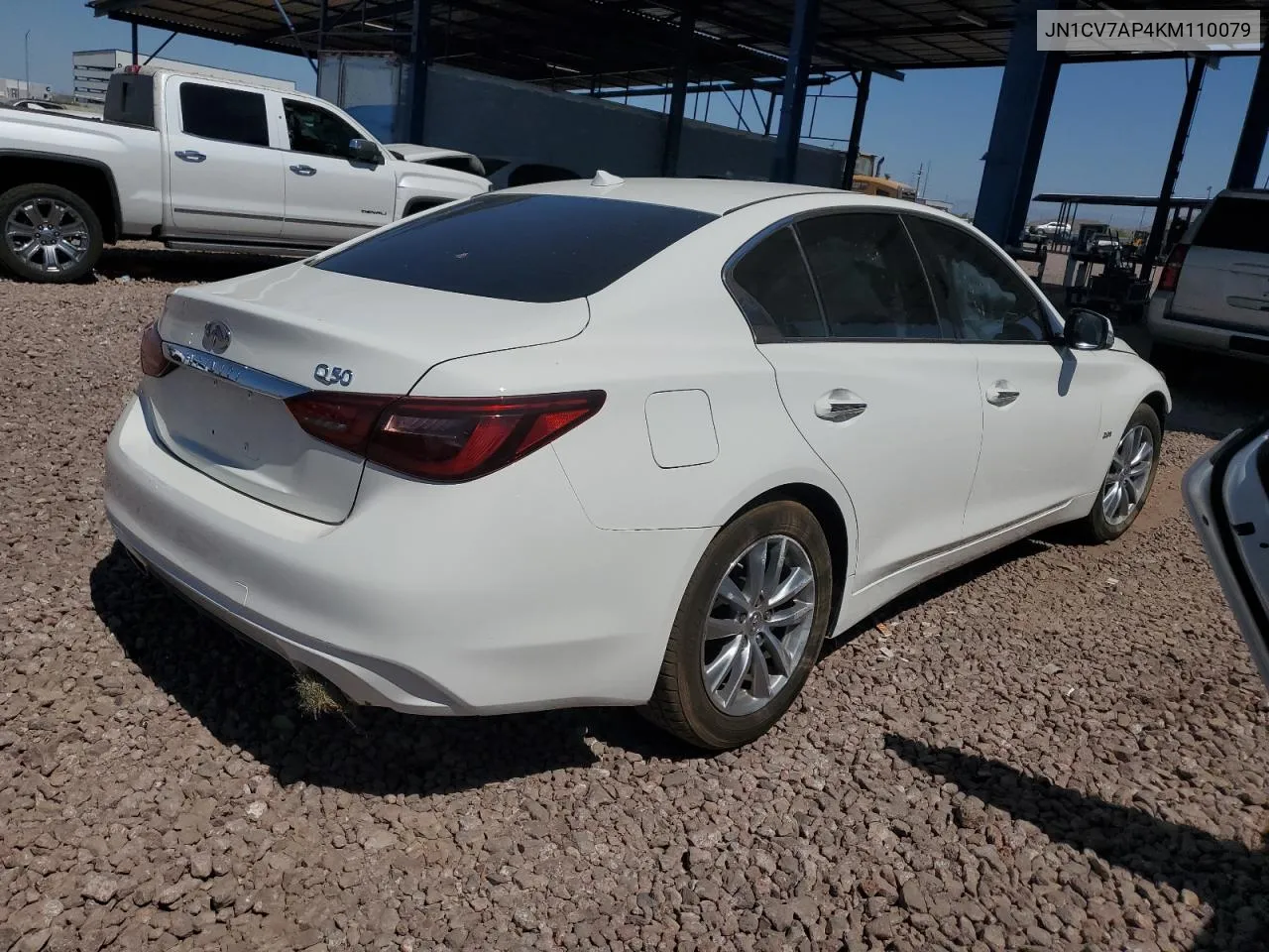 2019 Infiniti Q50 Pure VIN: JN1CV7AP4KM110079 Lot: 59511194