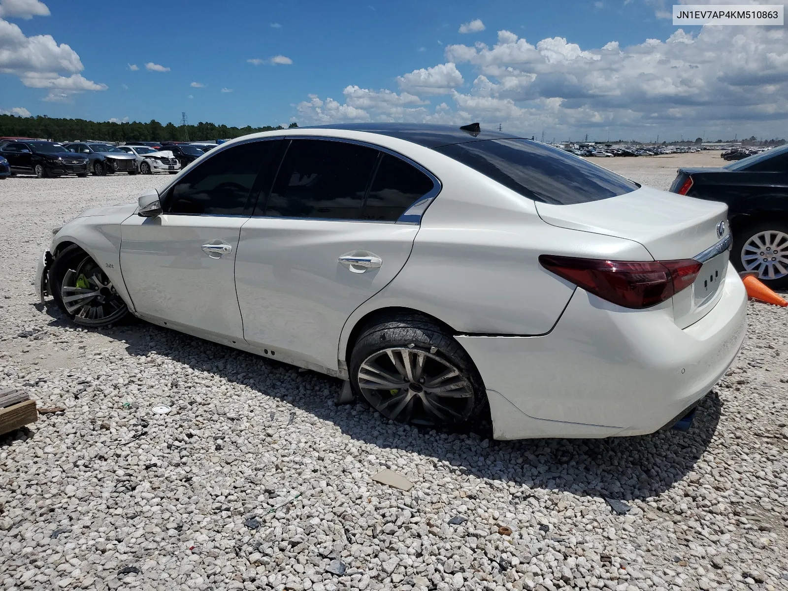 2019 Infiniti Q50 Luxe VIN: JN1EV7AP4KM510863 Lot: 60542624