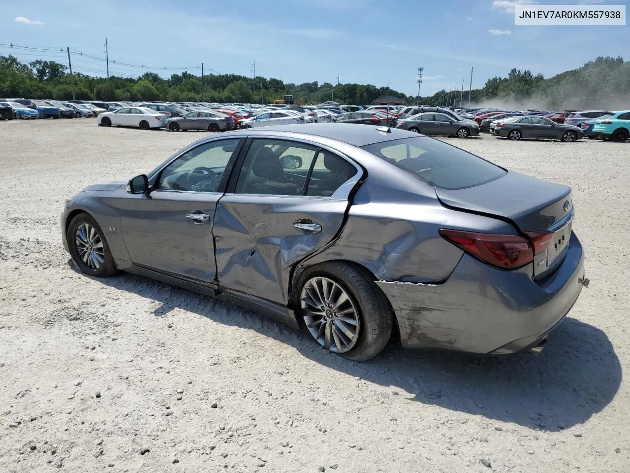 2019 Infiniti Q50 Luxe VIN: JN1EV7AR0KM557938 Lot: 61097114