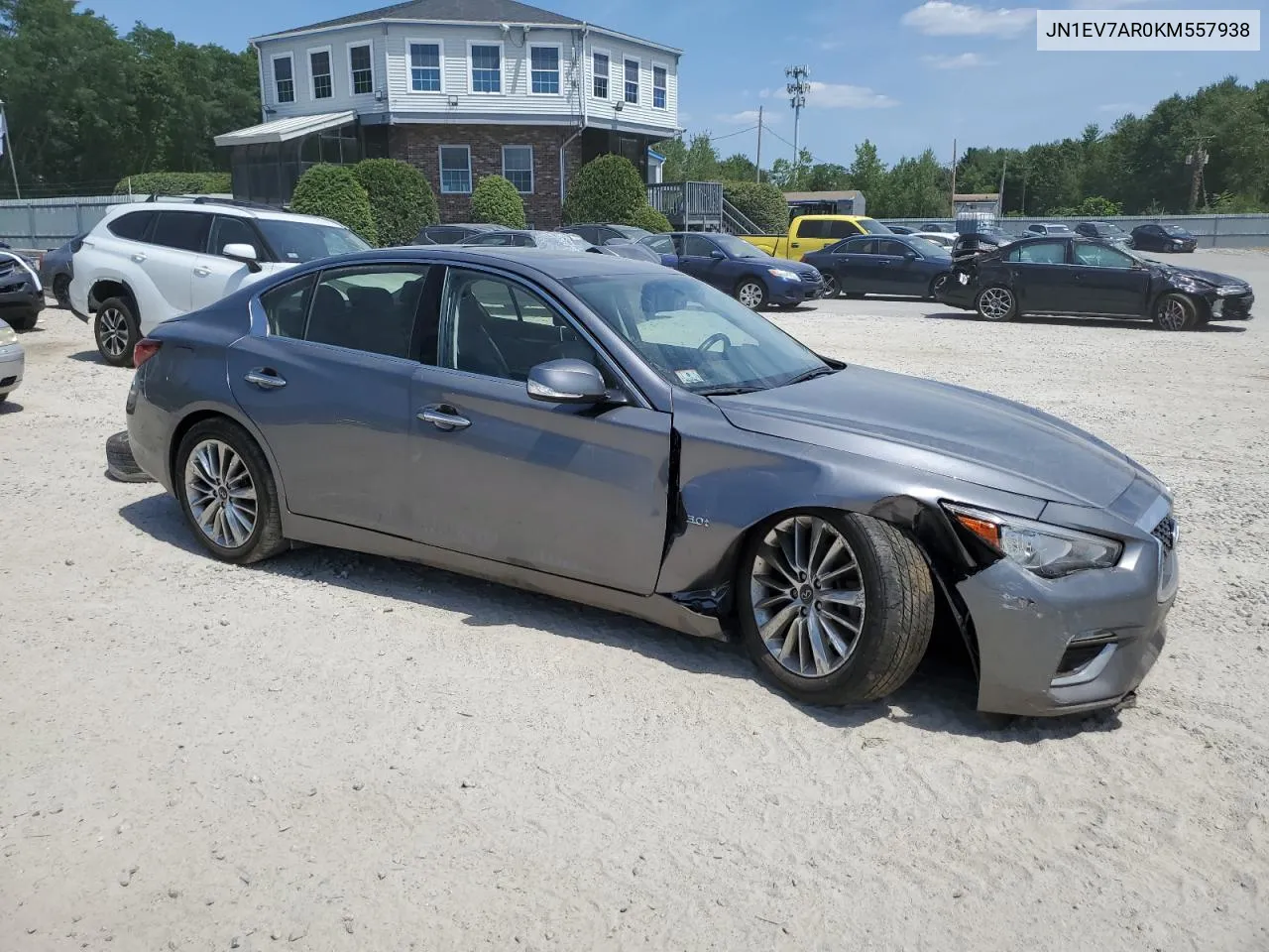 2019 Infiniti Q50 Luxe VIN: JN1EV7AR0KM557938 Lot: 61097114