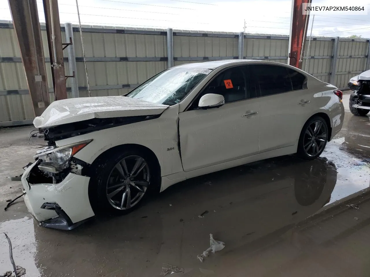 2019 Infiniti Q50 Luxe VIN: JN1EV7AP2KM540864 Lot: 61441294