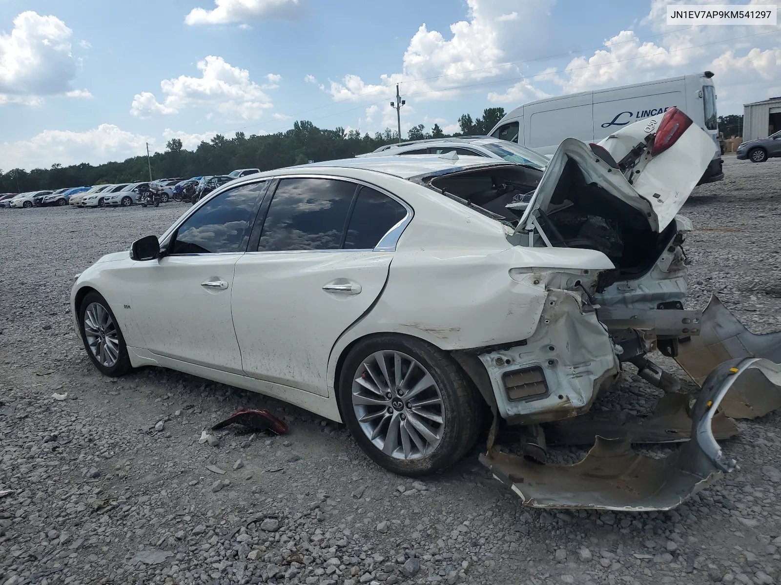 2019 Infiniti Q50 Luxe VIN: JN1EV7AP9KM541297 Lot: 61489734