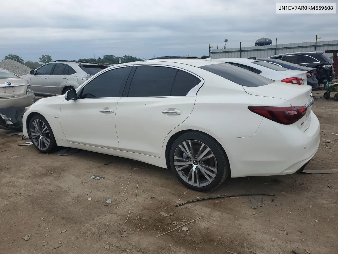 2019 Infiniti Q50 Luxe VIN: JN1EV7AR0KM559608 Lot: 62325434