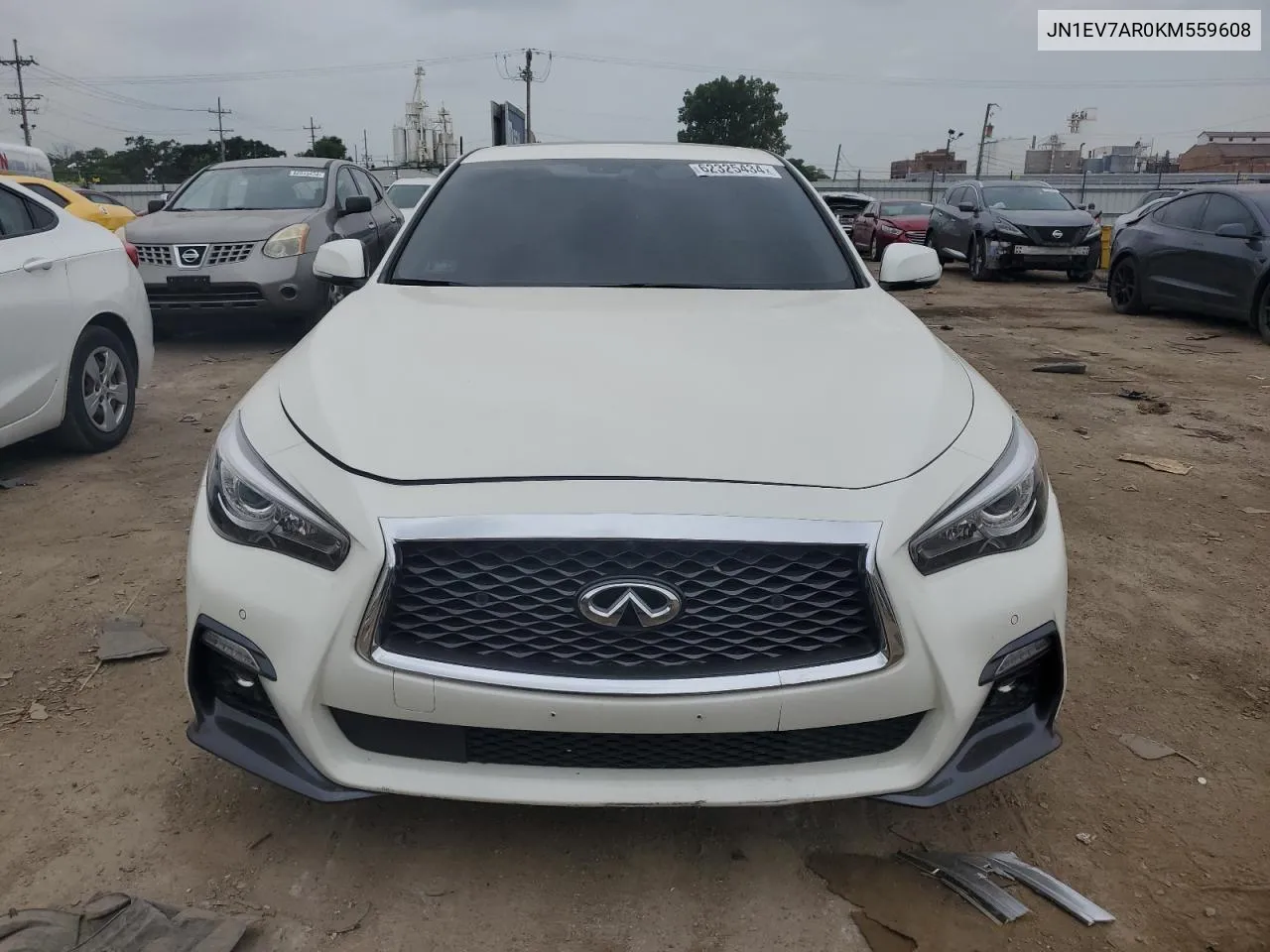 2019 Infiniti Q50 Luxe VIN: JN1EV7AR0KM559608 Lot: 62325434