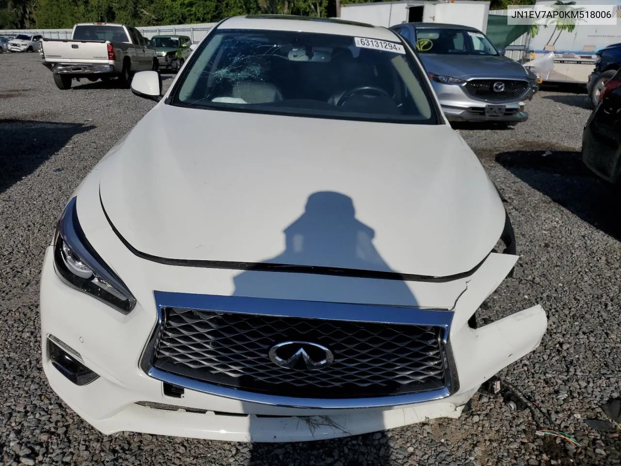 2019 Infiniti Q50 Luxe VIN: JN1EV7AP0KM518006 Lot: 63131294