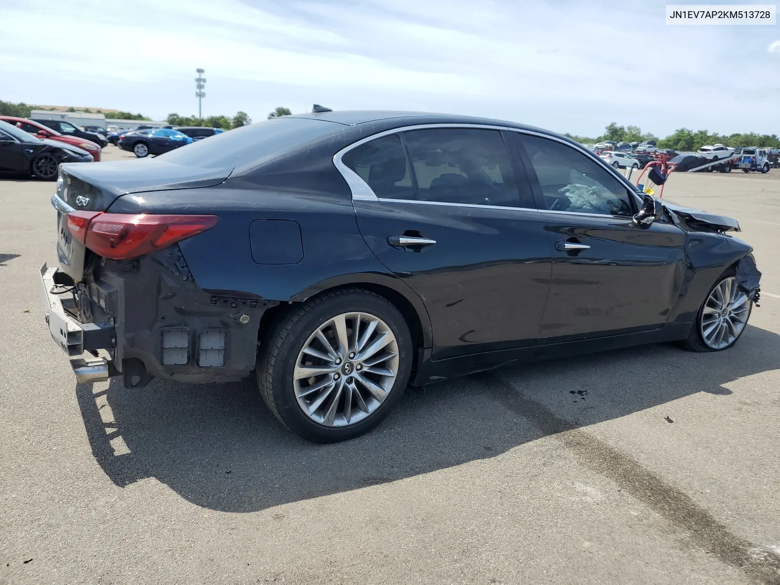 2019 Infiniti Q50 Luxe VIN: JN1EV7AP2KM513728 Lot: 63388414