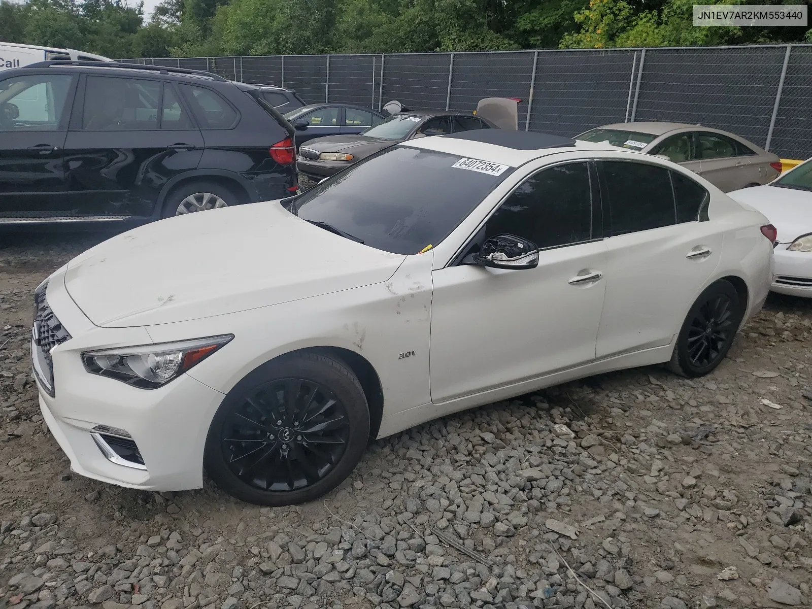 JN1EV7AR2KM553440 2019 Infiniti Q50 Luxe