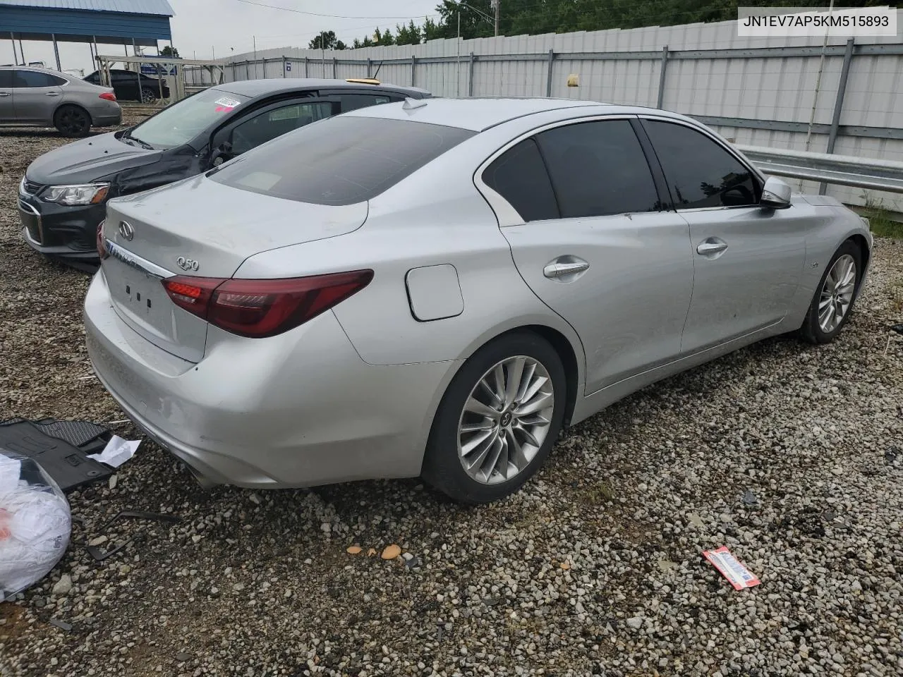 2019 Infiniti Q50 Luxe VIN: JN1EV7AP5KM515893 Lot: 64211884