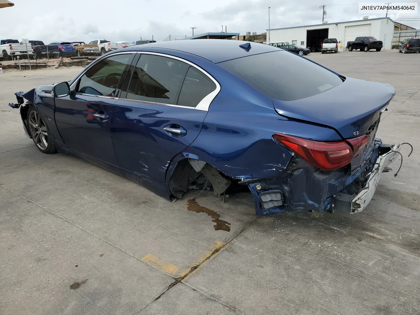 2019 Infiniti Q50 Luxe VIN: JN1EV7AP6KM540642 Lot: 64402524