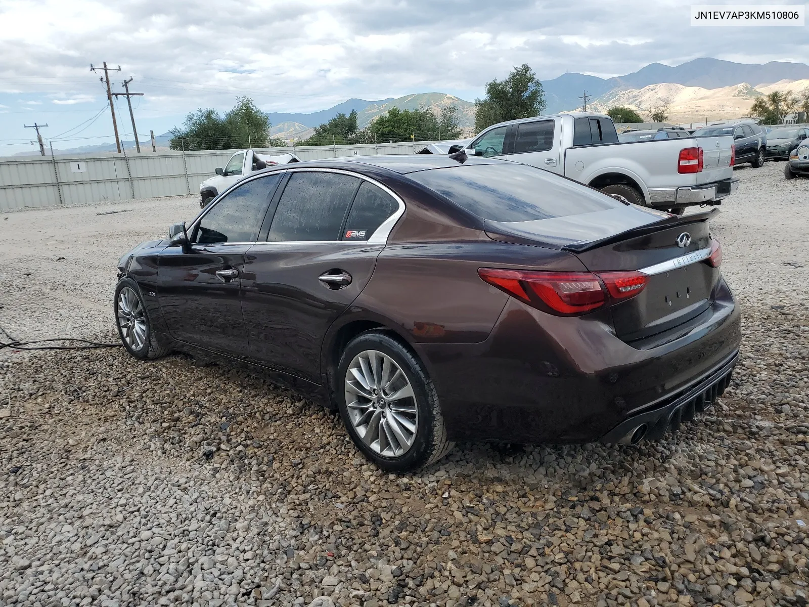 2019 Infiniti Q50 Luxe VIN: JN1EV7AP3KM510806 Lot: 64679294