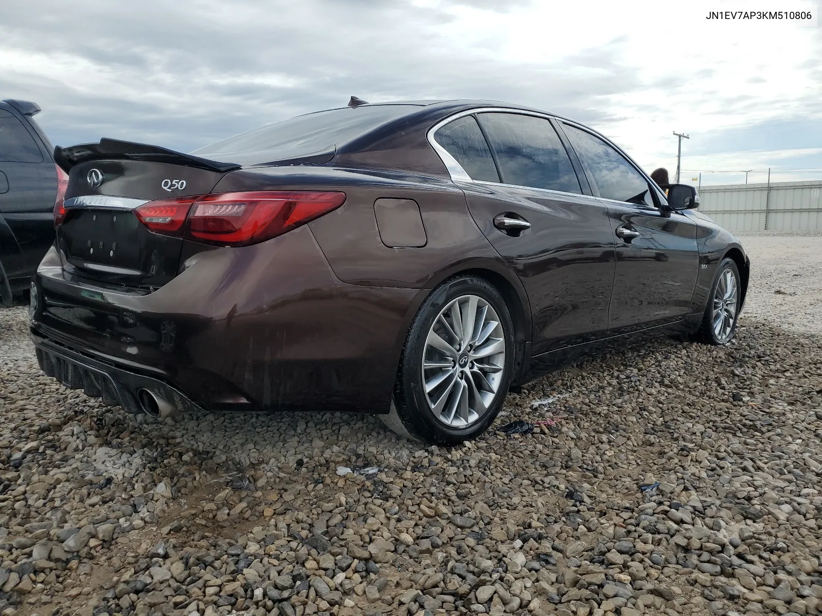 JN1EV7AP3KM510806 2019 Infiniti Q50 Luxe