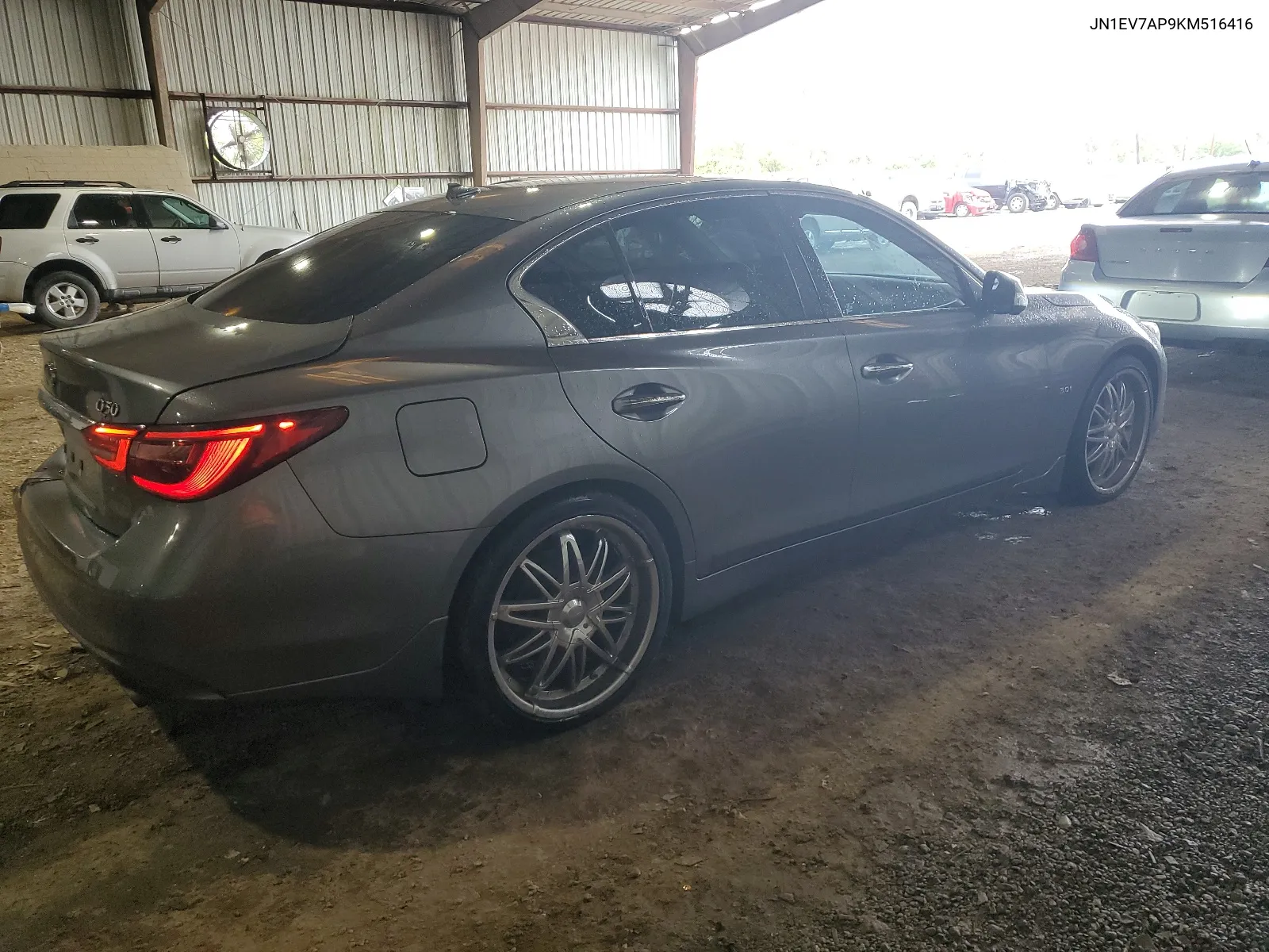 2019 Infiniti Q50 Luxe VIN: JN1EV7AP9KM516416 Lot: 64830754