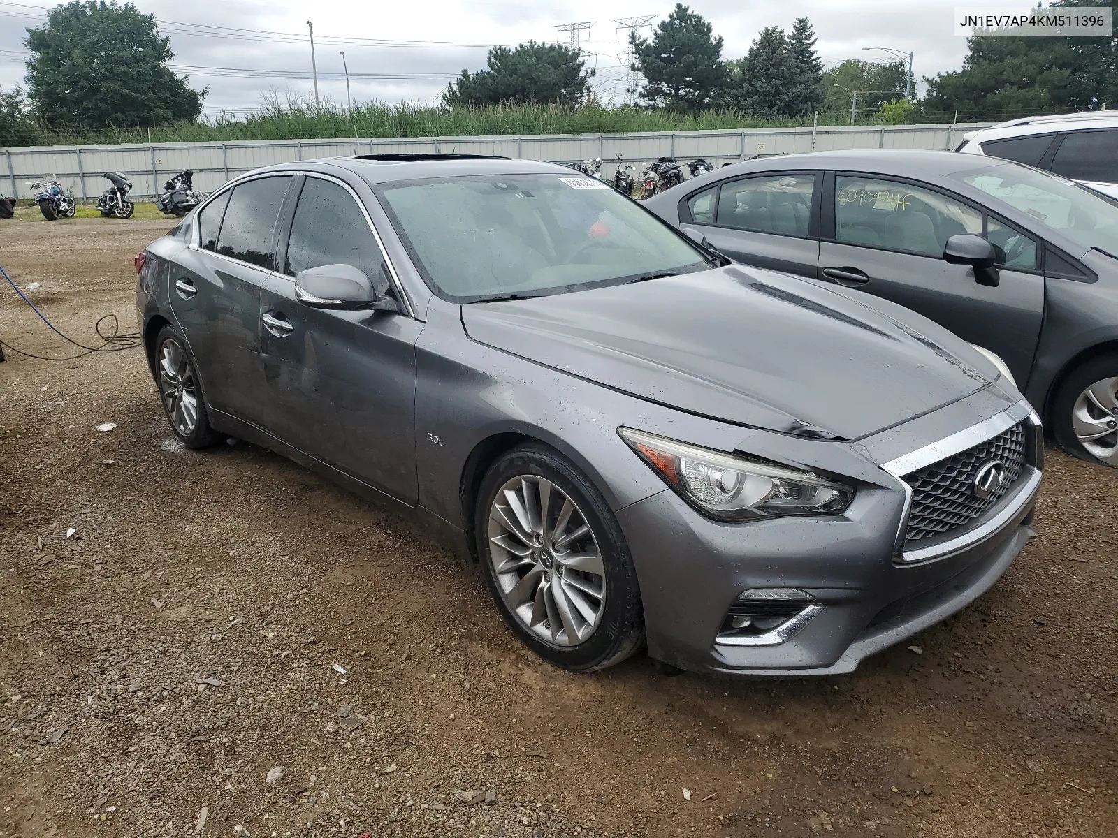 2019 Infiniti Q50 Luxe VIN: JN1EV7AP4KM511396 Lot: 65632714