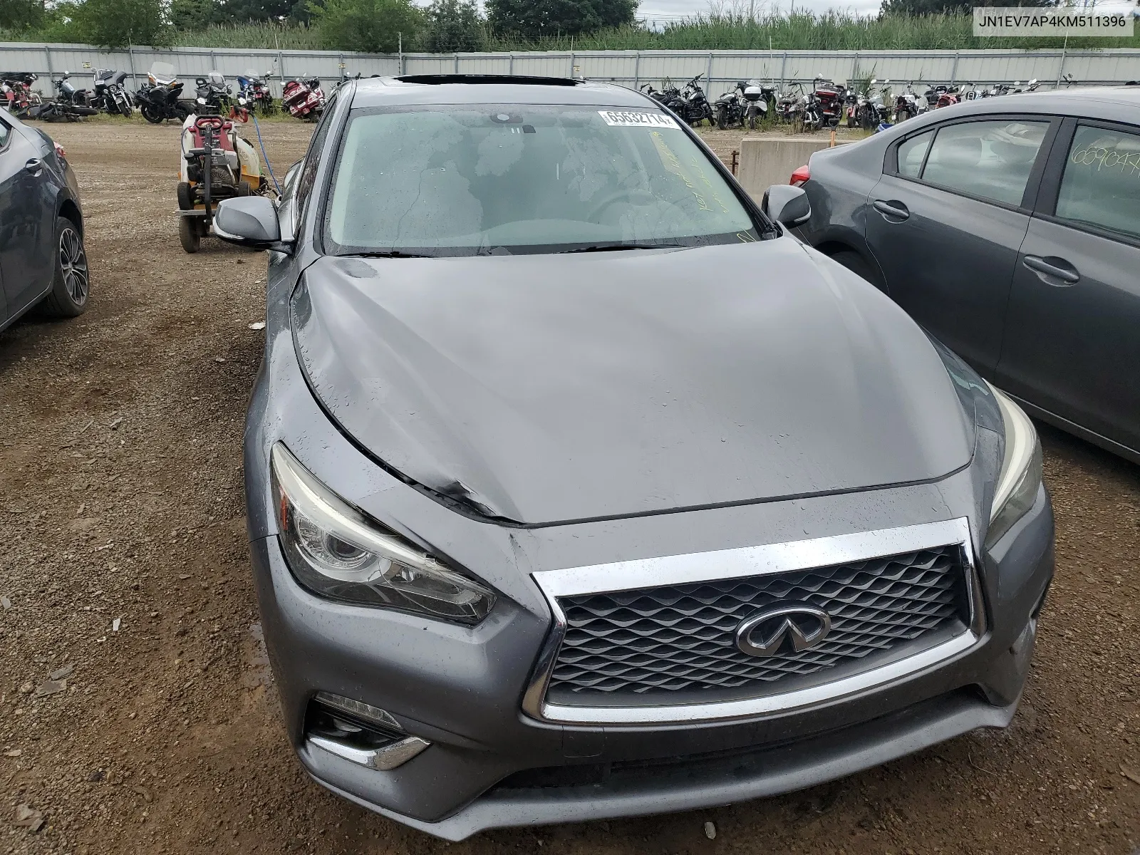 2019 Infiniti Q50 Luxe VIN: JN1EV7AP4KM511396 Lot: 65632714