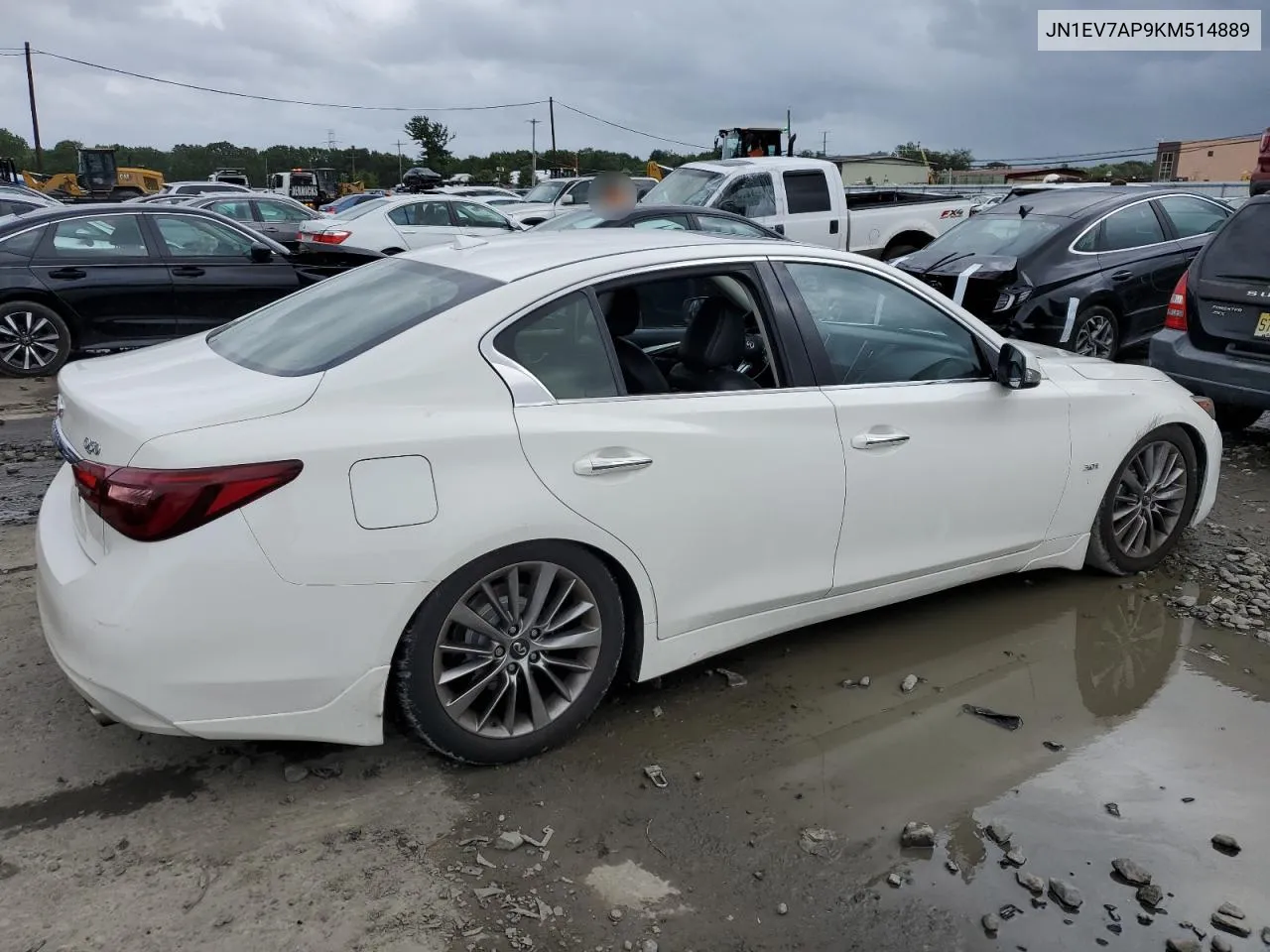 2019 Infiniti Q50 Luxe VIN: JN1EV7AP9KM514889 Lot: 66772204