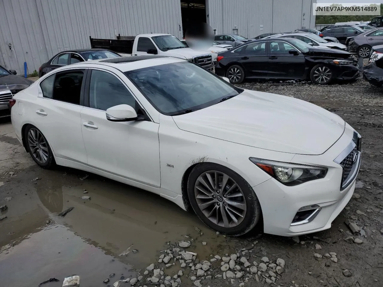 JN1EV7AP9KM514889 2019 Infiniti Q50 Luxe