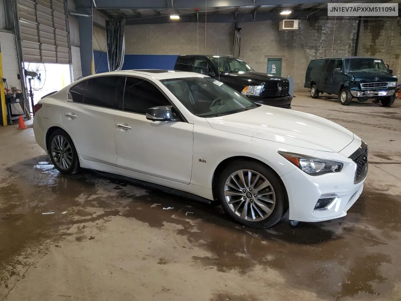 2019 Infiniti Q50 Luxe VIN: JN1EV7APXKM511094 Lot: 66777474