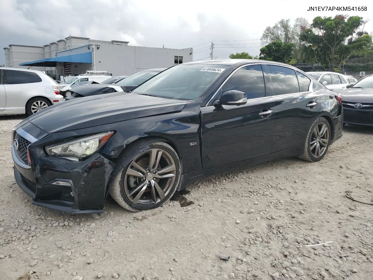 2019 Infiniti Q50 Luxe VIN: JN1EV7AP4KM541658 Lot: 67069624