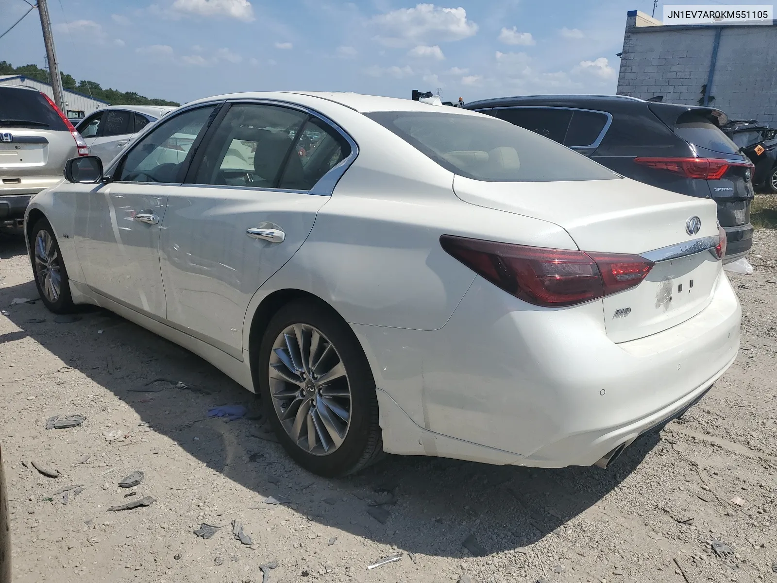 JN1EV7AR0KM551105 2019 Infiniti Q50 Luxe