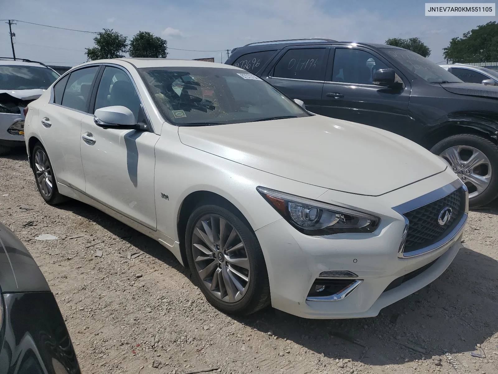 2019 Infiniti Q50 Luxe VIN: JN1EV7AR0KM551105 Lot: 67073754