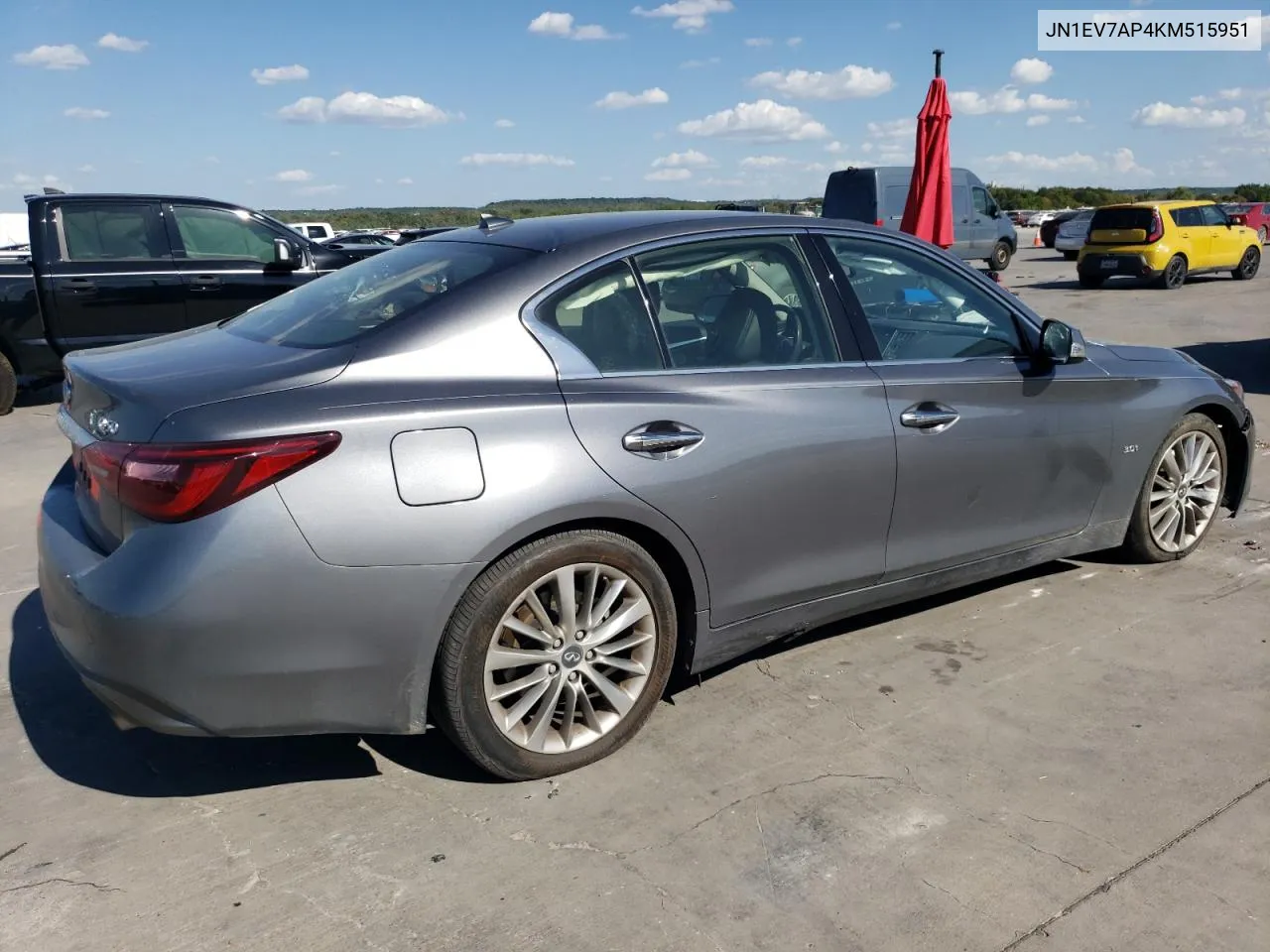 JN1EV7AP4KM515951 2019 Infiniti Q50 Luxe