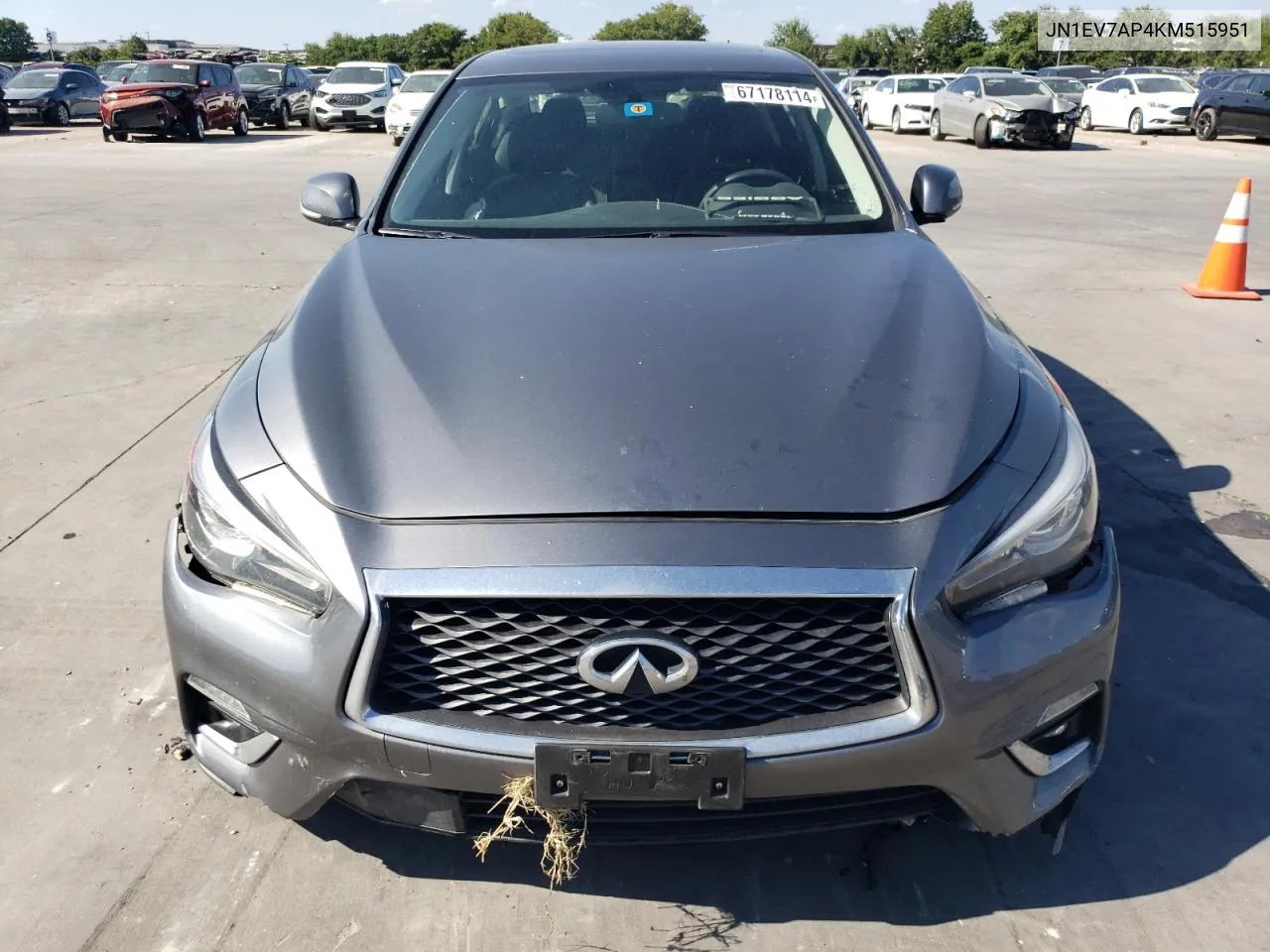 2019 Infiniti Q50 Luxe VIN: JN1EV7AP4KM515951 Lot: 67178114