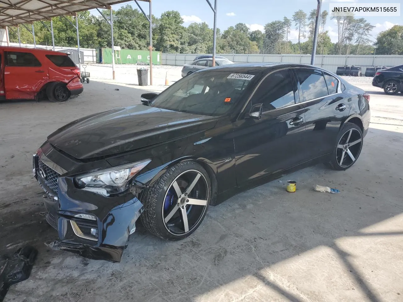 JN1EV7AP0KM515655 2019 Infiniti Q50 Luxe