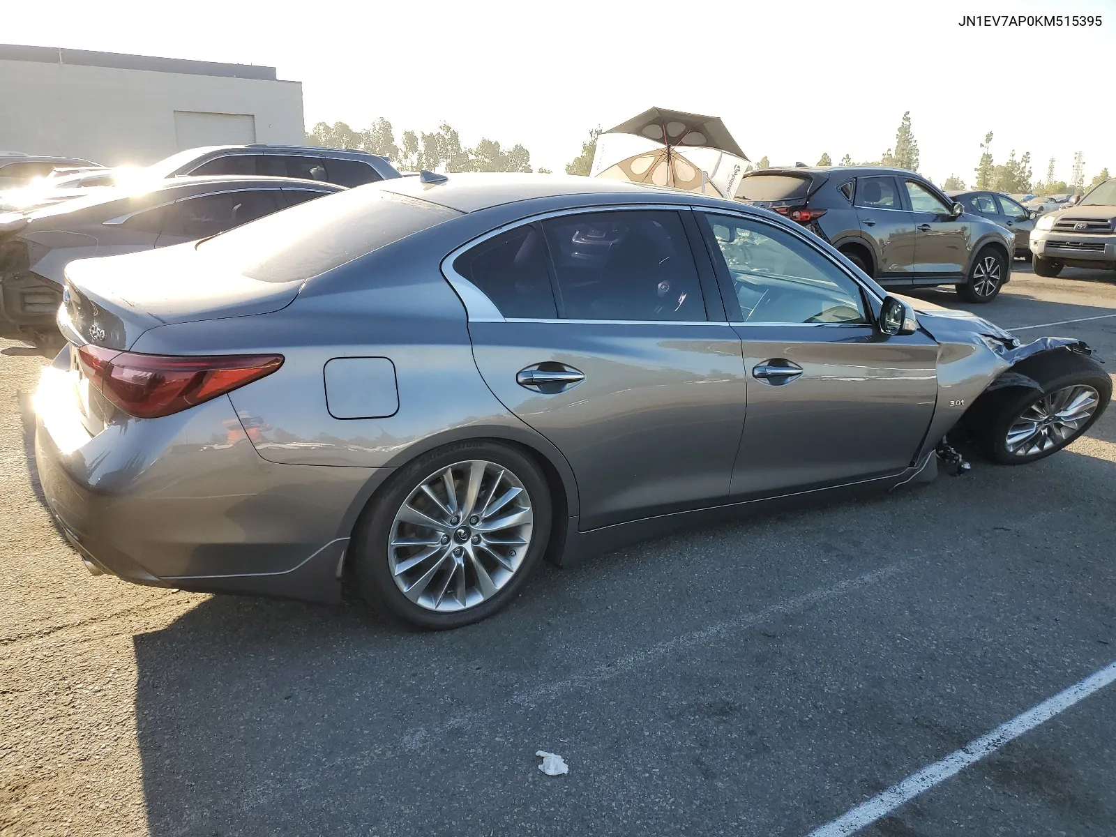 2019 Infiniti Q50 Luxe VIN: JN1EV7AP0KM515395 Lot: 67524584