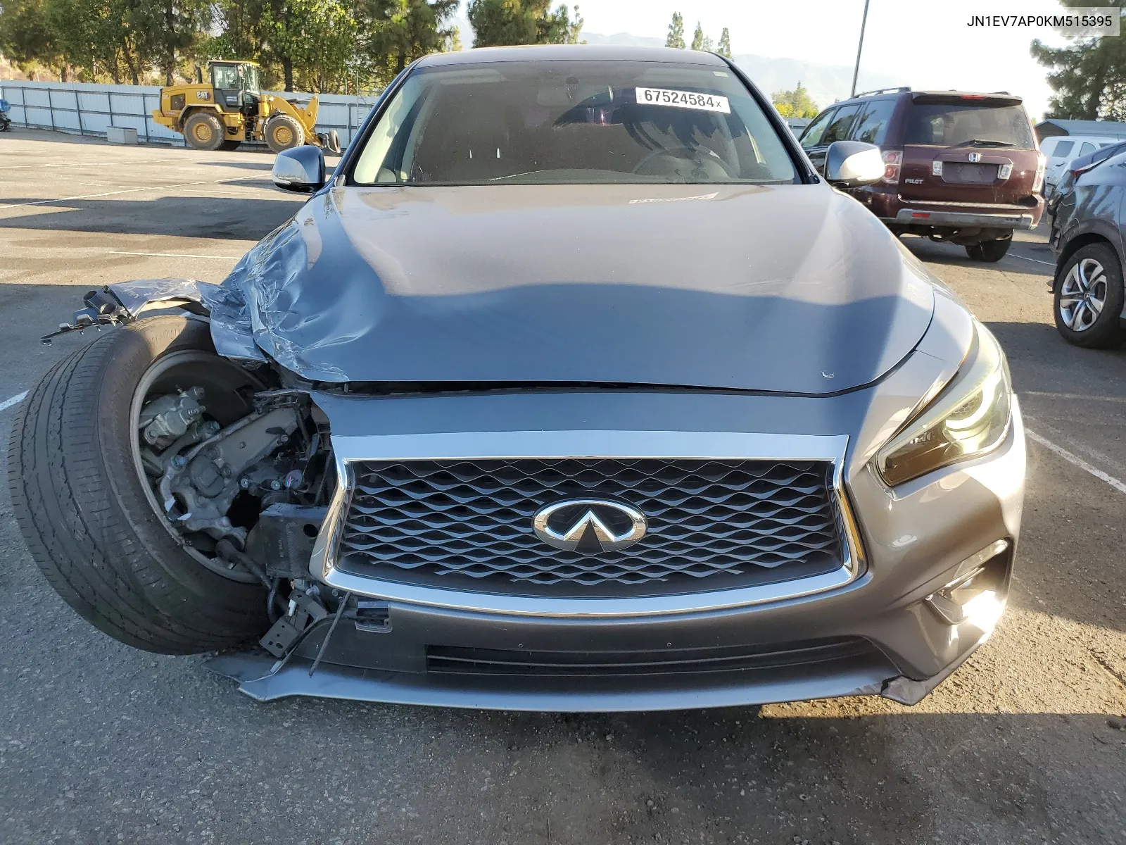 2019 Infiniti Q50 Luxe VIN: JN1EV7AP0KM515395 Lot: 67524584