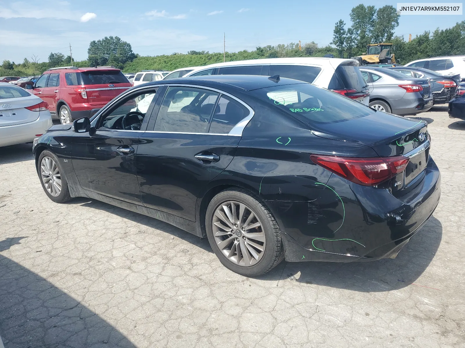 JN1EV7AR9KM552107 2019 Infiniti Q50 Luxe