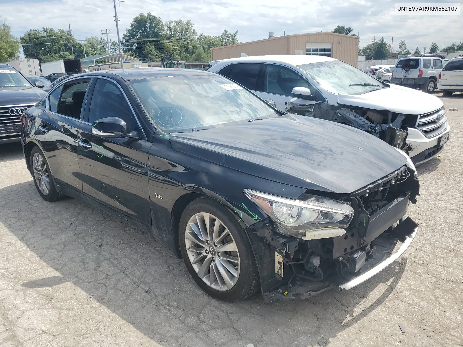 JN1EV7AR9KM552107 2019 Infiniti Q50 Luxe