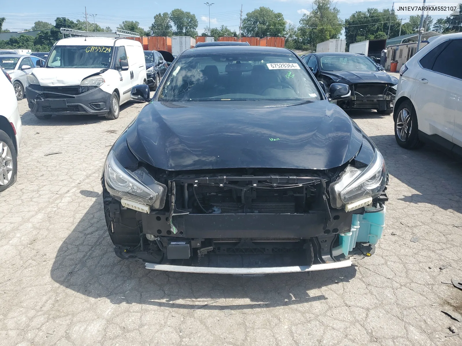 2019 Infiniti Q50 Luxe VIN: JN1EV7AR9KM552107 Lot: 67528364