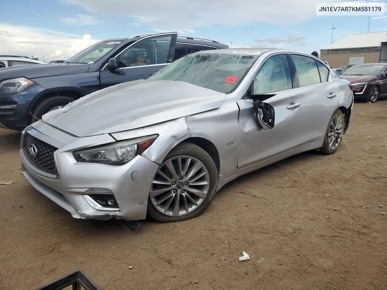 2019 Infiniti Q50 Luxe VIN: JN1EV7AR7KM551179 Lot: 67547464