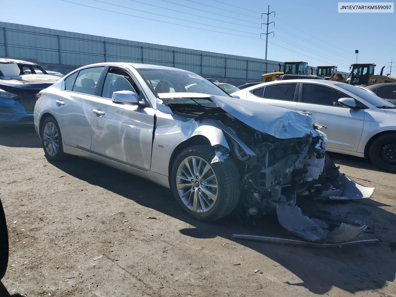 2019 Infiniti Q50 Luxe VIN: JN1EV7AR1KM559097 Lot: 67943464