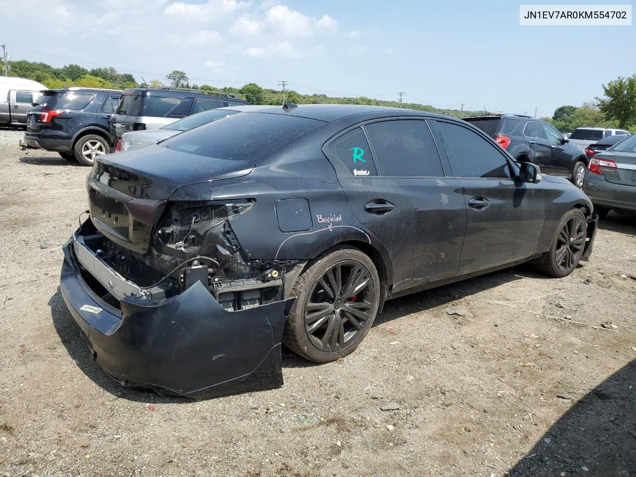 2019 Infiniti Q50 Luxe VIN: JN1EV7AR0KM554702 Lot: 68001984