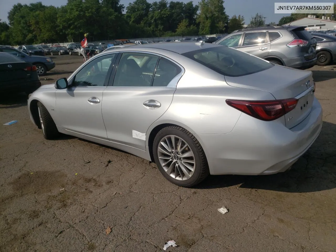 2019 Infiniti Q50 Luxe VIN: JN1EV7AR7KM550307 Lot: 68513624