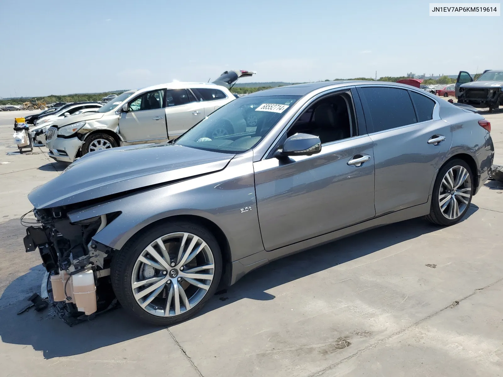 JN1EV7AP6KM519614 2019 Infiniti Q50 Luxe