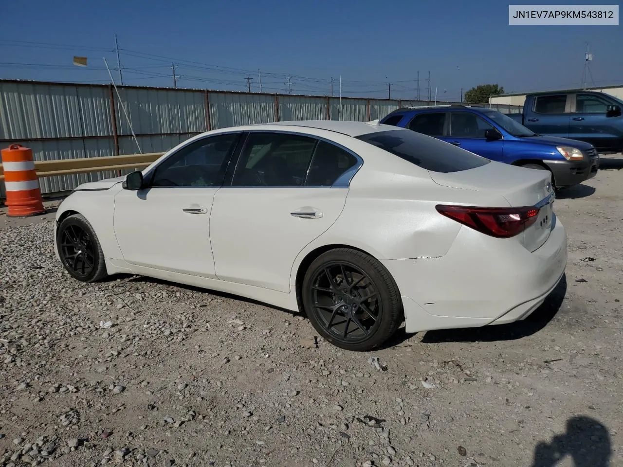 JN1EV7AP9KM543812 2019 Infiniti Q50 Luxe