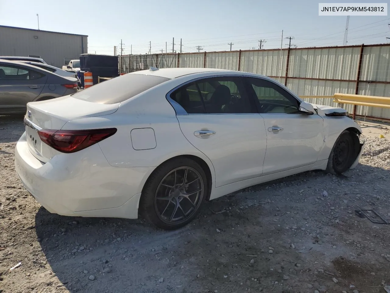 2019 Infiniti Q50 Luxe VIN: JN1EV7AP9KM543812 Lot: 68580574