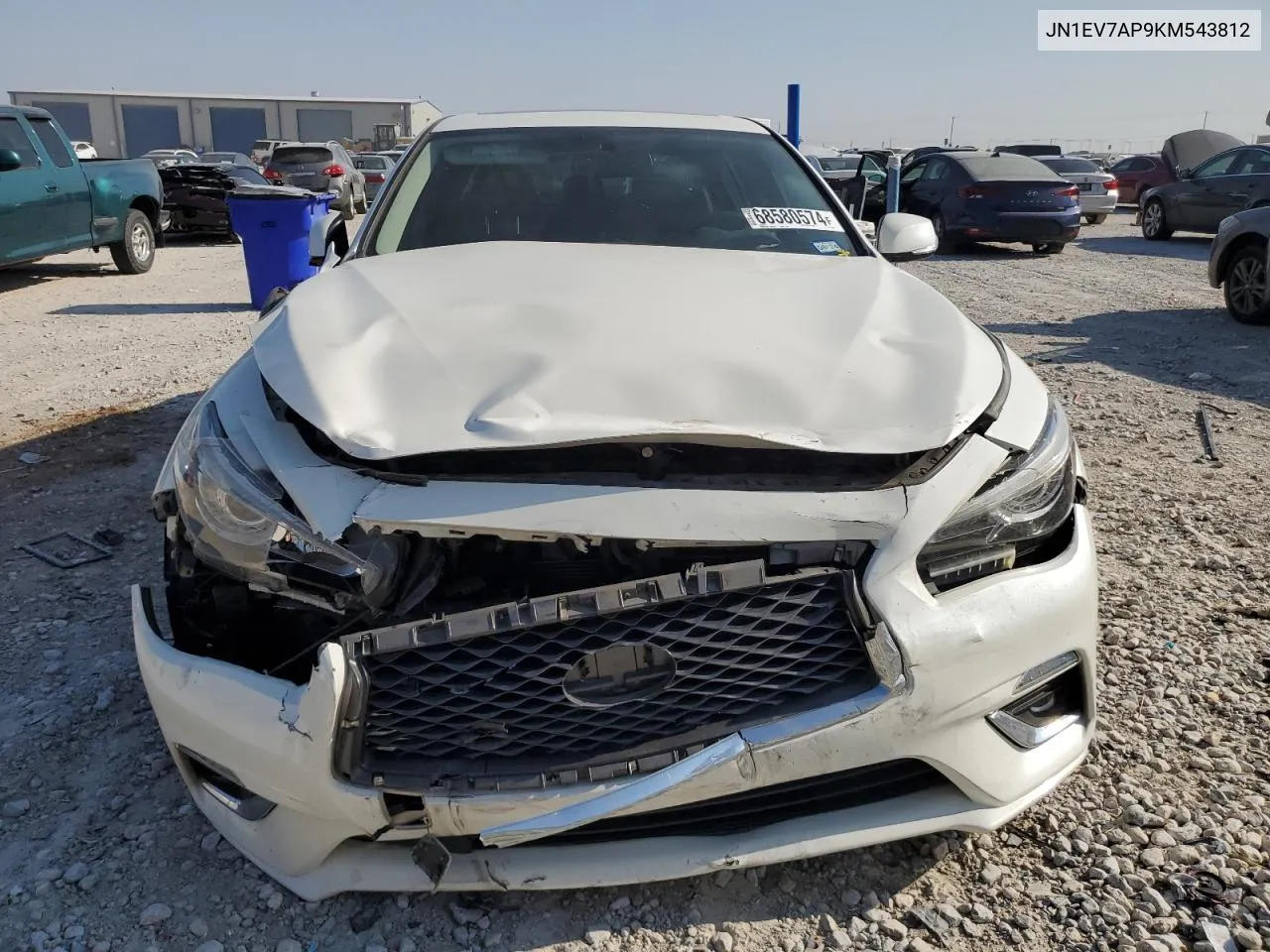 JN1EV7AP9KM543812 2019 Infiniti Q50 Luxe