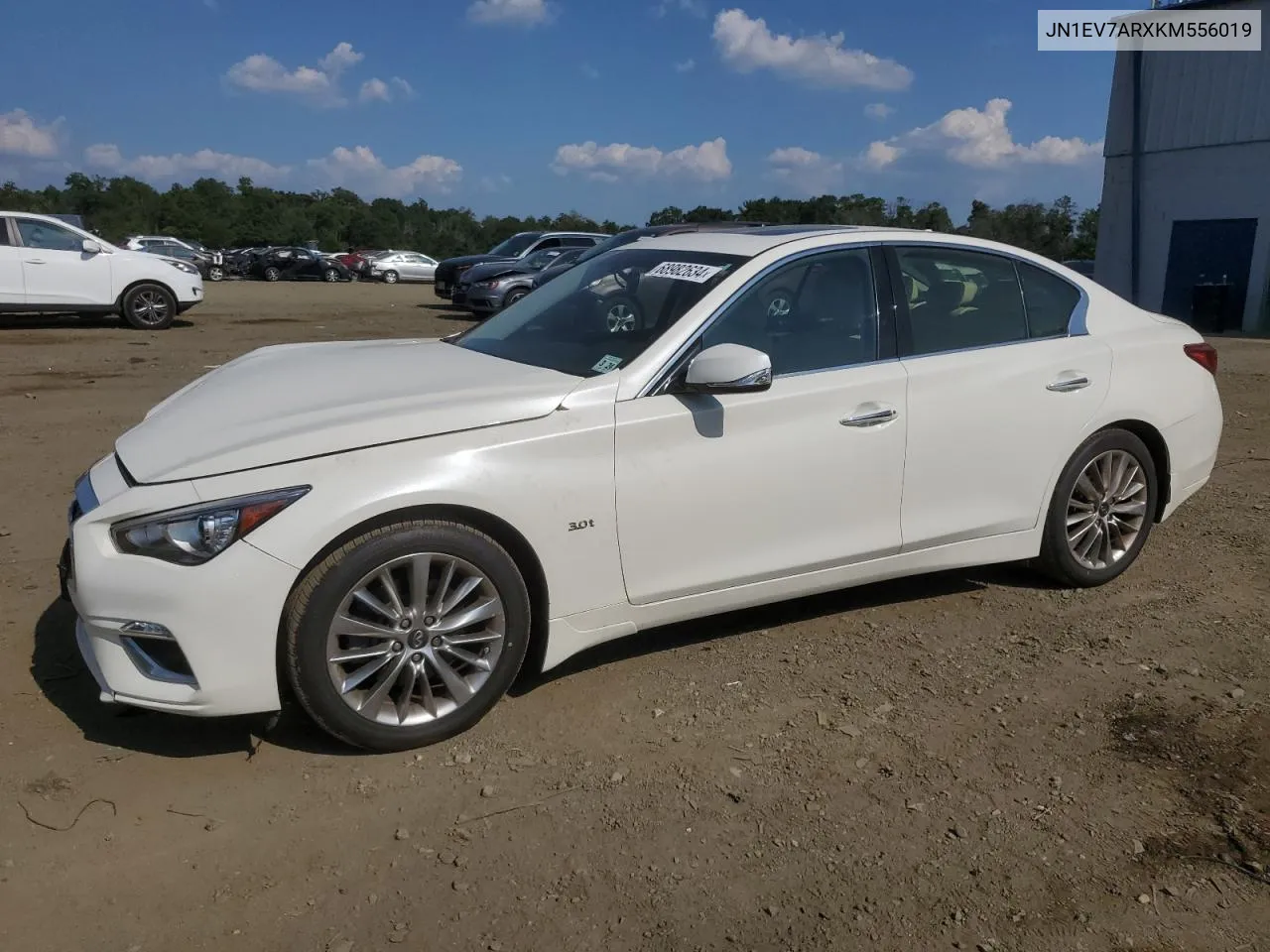 2019 Infiniti Q50 Luxe VIN: JN1EV7ARXKM556019 Lot: 68982634