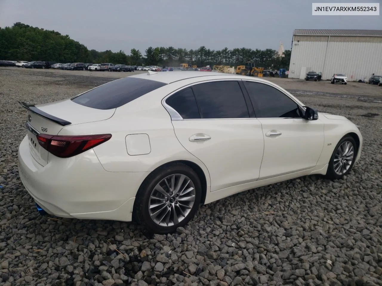 2019 Infiniti Q50 Luxe VIN: JN1EV7ARXKM552343 Lot: 69135414