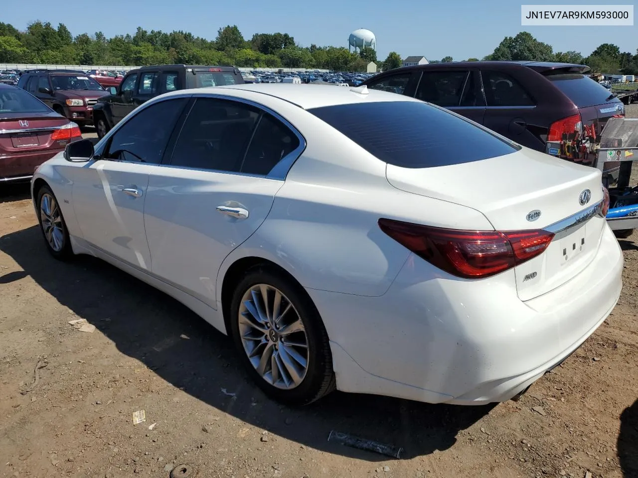 2019 Infiniti Q50 Luxe VIN: JN1EV7AR9KM593000 Lot: 69310434