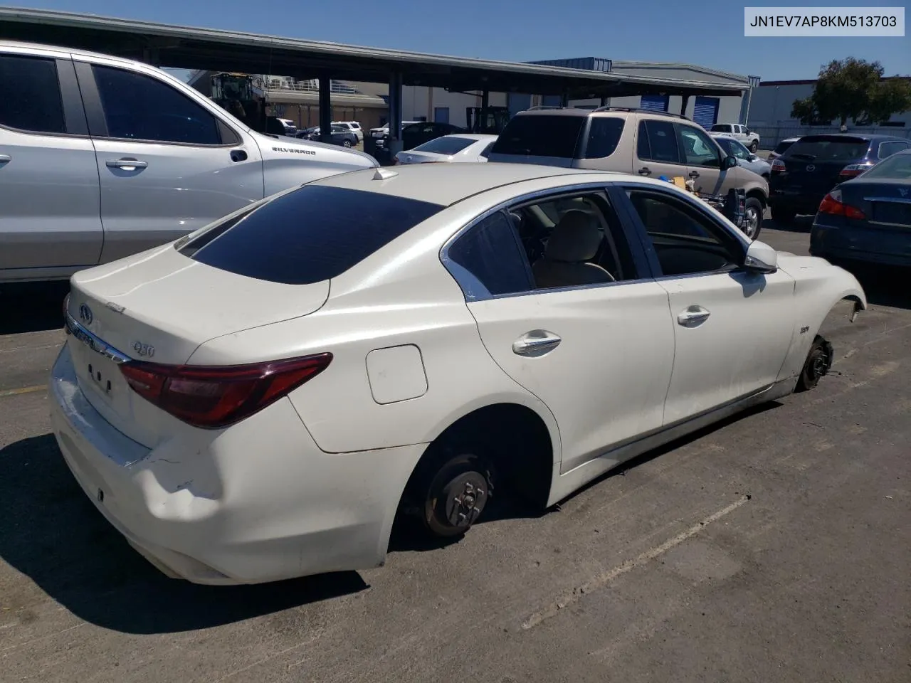 2019 Infiniti Q50 Luxe VIN: JN1EV7AP8KM513703 Lot: 69468744