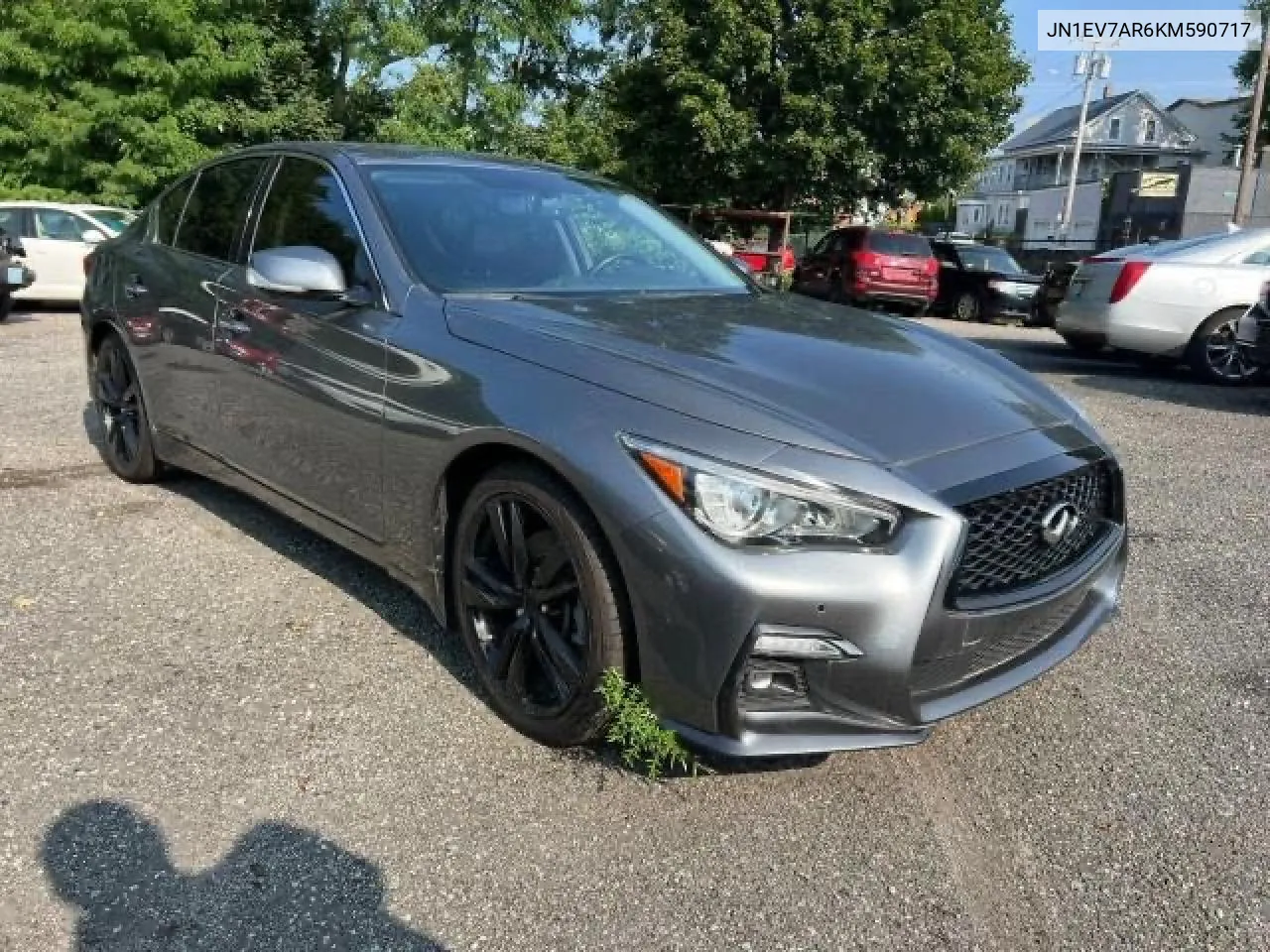 2019 Infiniti Q50 Luxe VIN: JN1EV7AR6KM590717 Lot: 69807754