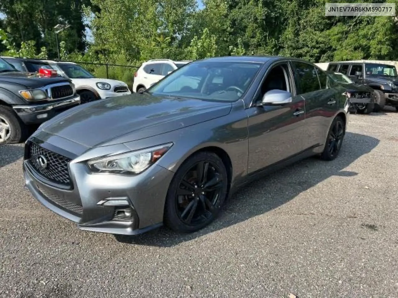 2019 Infiniti Q50 Luxe VIN: JN1EV7AR6KM590717 Lot: 69807754