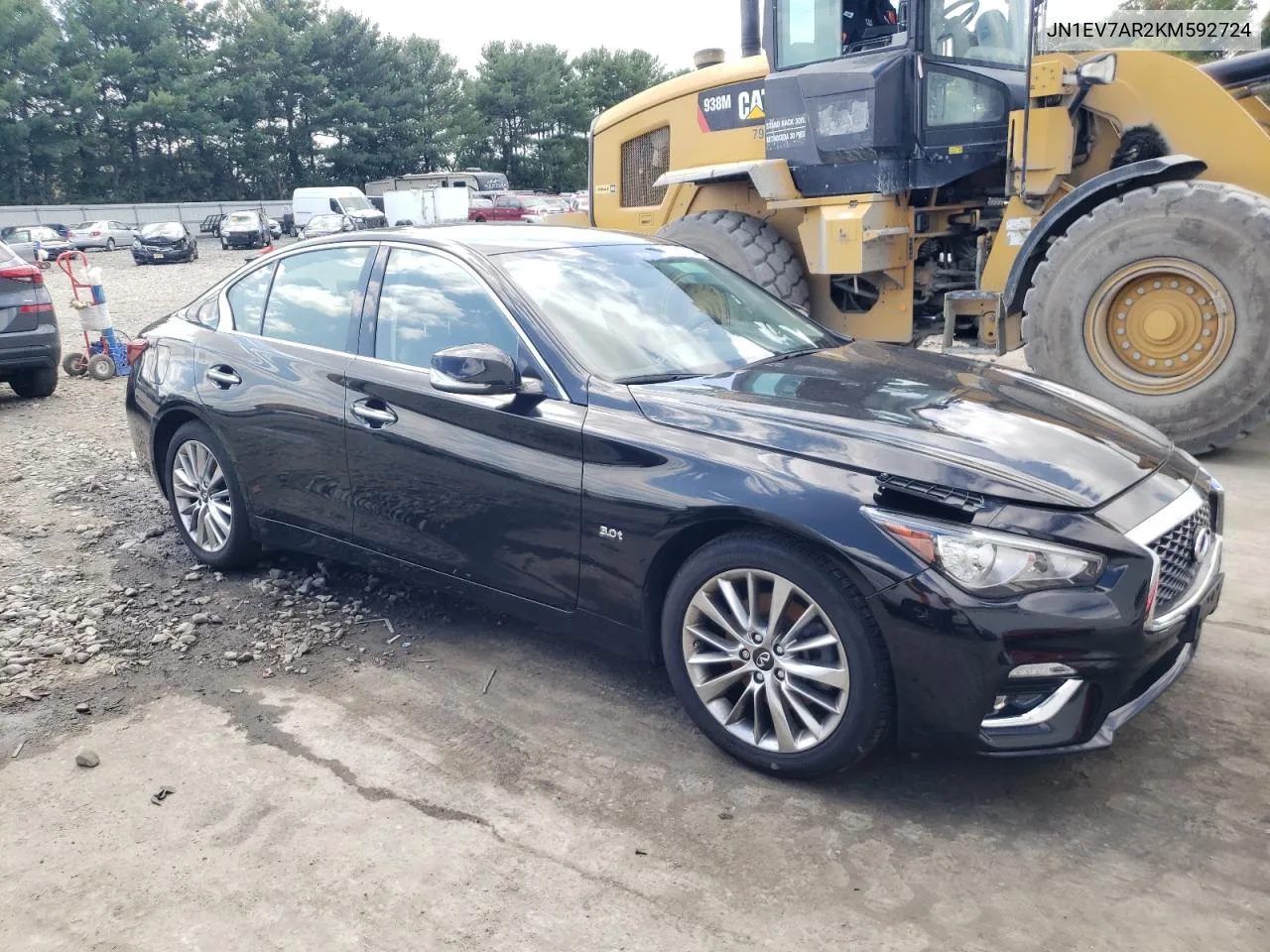 2019 Infiniti Q50 Luxe VIN: JN1EV7AR2KM592724 Lot: 70023154