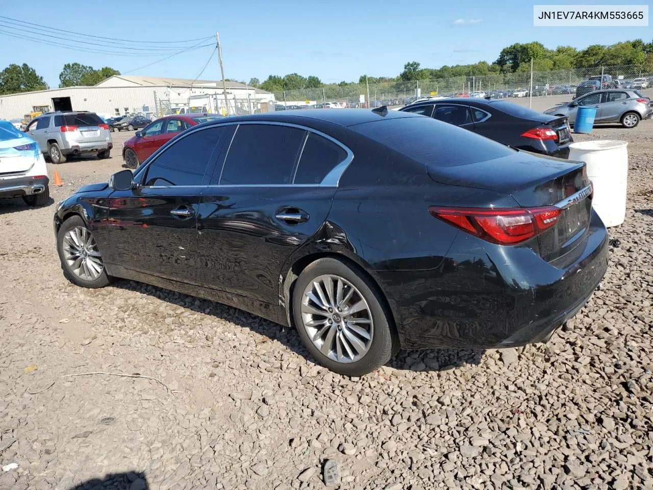 2019 Infiniti Q50 Luxe VIN: JN1EV7AR4KM553665 Lot: 70303454