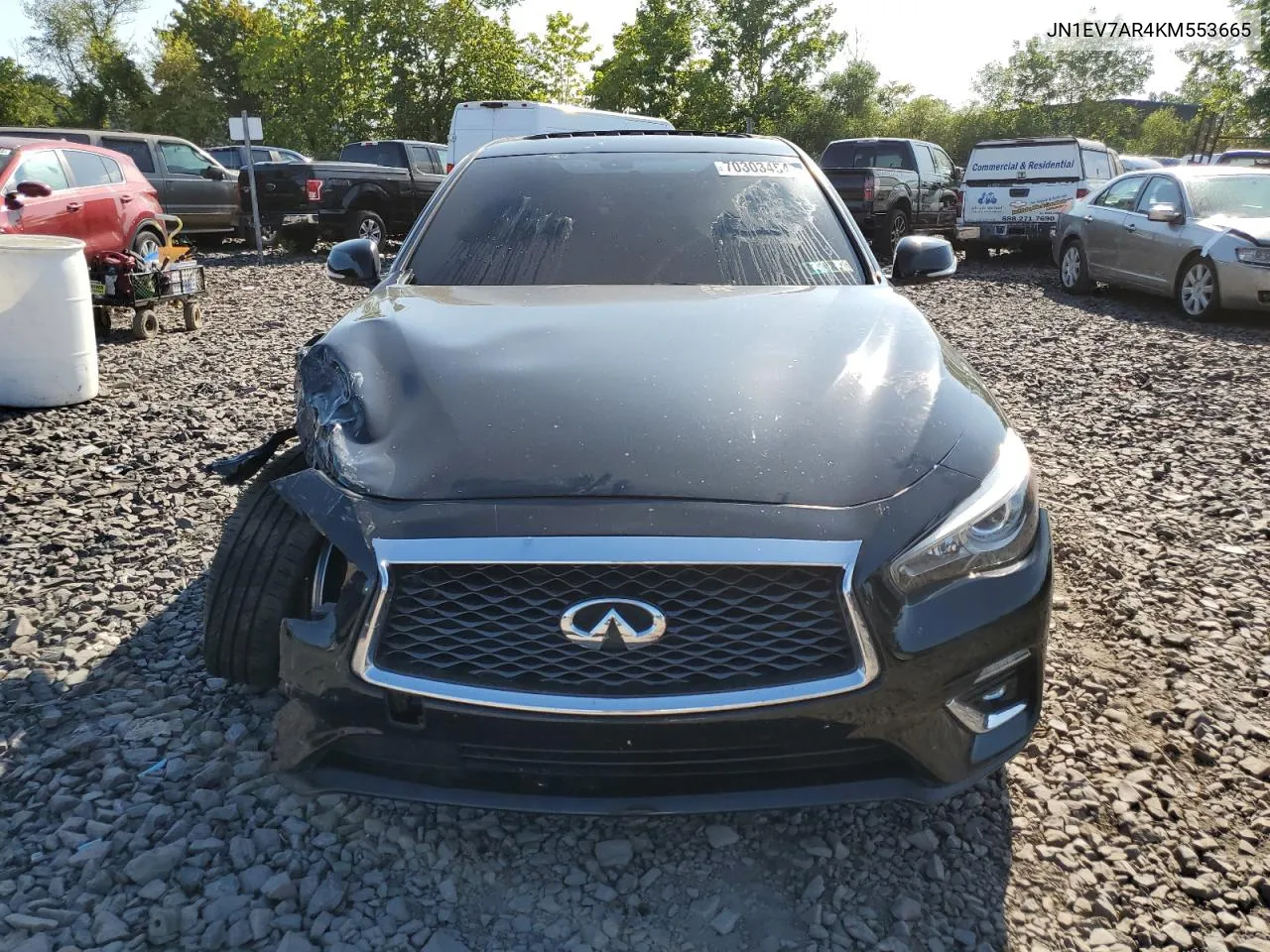 JN1EV7AR4KM553665 2019 Infiniti Q50 Luxe